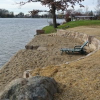 Another angle of Waterford, MI on Silver Lake Beach Sanding