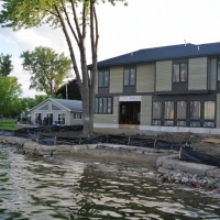 Pic #1 Ledge-stone wall along shore of Sylvan Lake