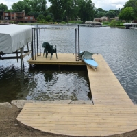 Pic #2 shore view of structure boardwalk project on Lake Sherwood