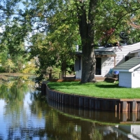 Replaced Concrete wall with inexpensive option of Steel in Brighton, MI