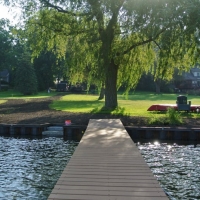 Steel Seawall in Fenton, MI in 2013