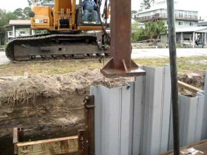 Vinyl seawalls are easier to install