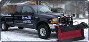 Our fleet of F-350 trucks and BOSS plows are ready to take on the hefty task of eliminating snow this year